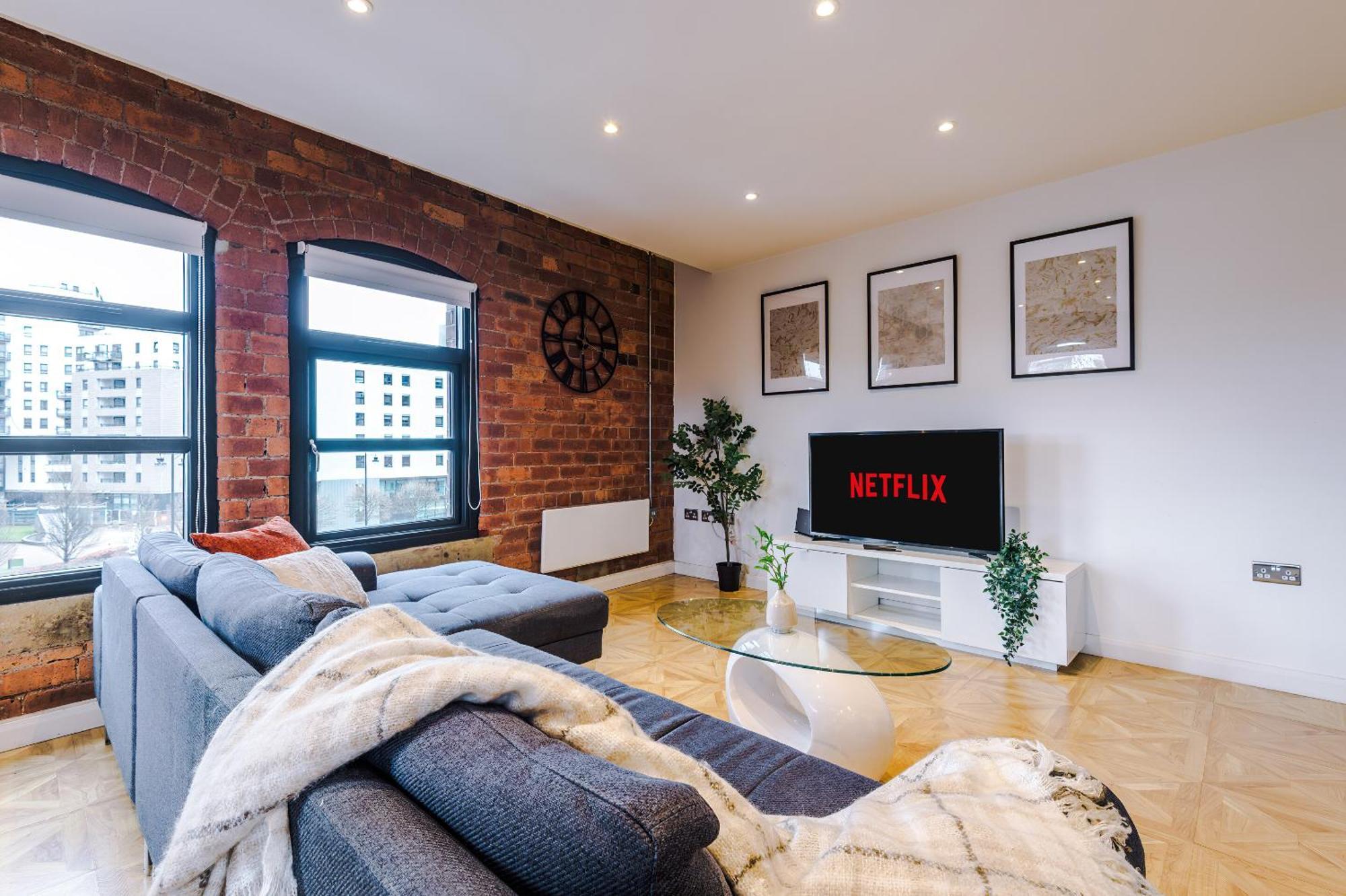 2 King Size Beds In Manhattan Styled Oversize Apartamento Leeds (West Yorkshire)